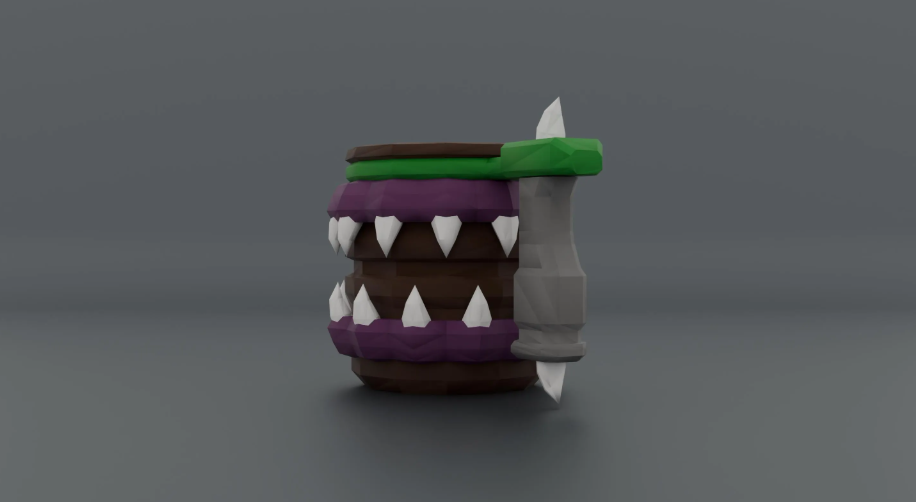 Deep Rock Galactic Mug: 3D Printed Cosplay Prop -  Glyphid Slammer