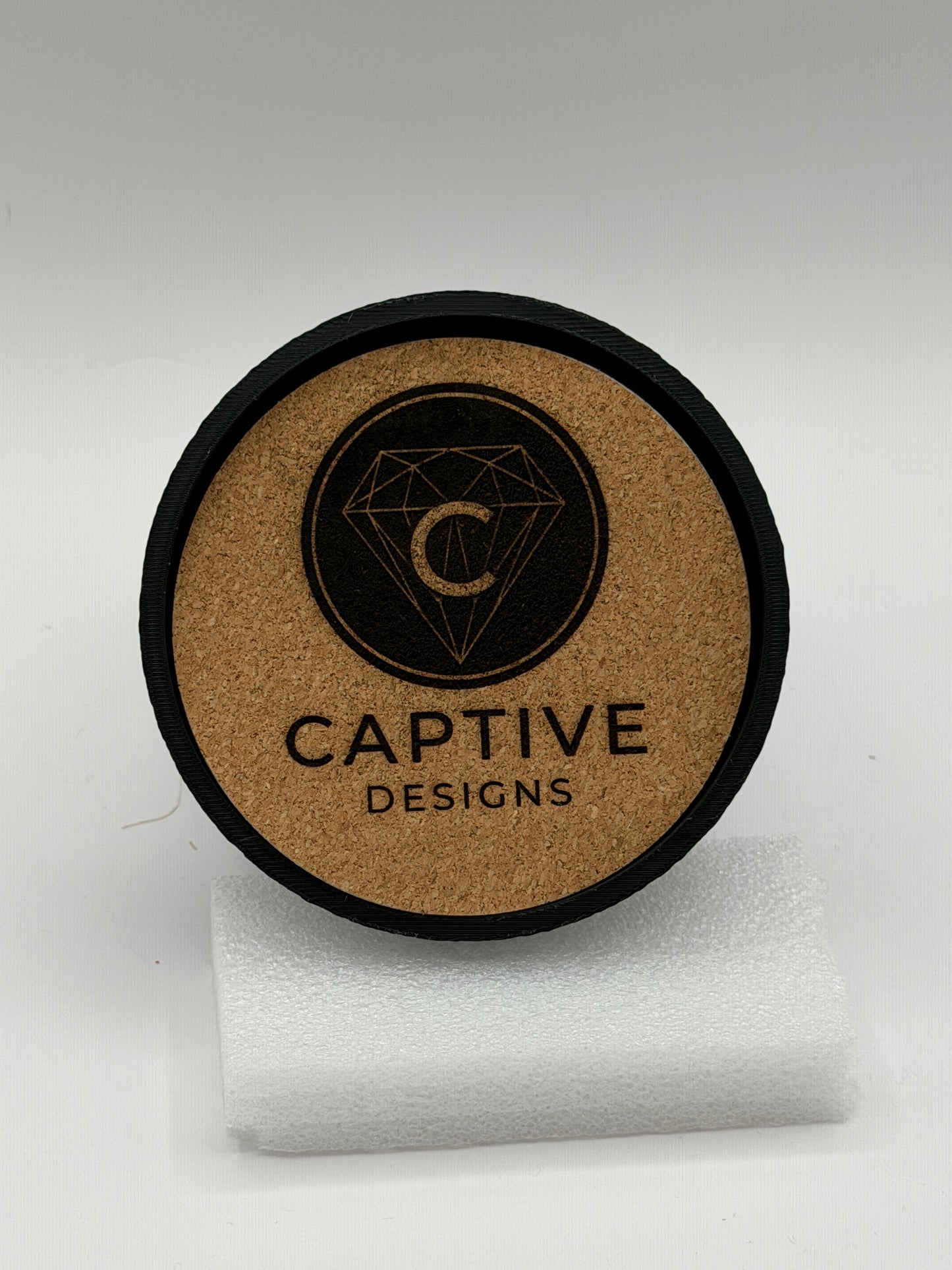 Custom-fit 3D printed cup holder replacement insert - View 6