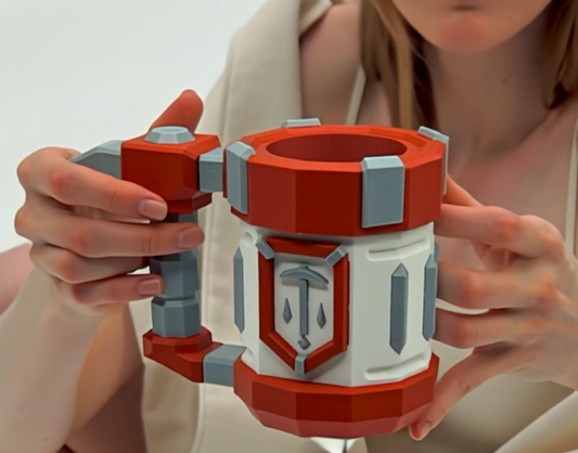 Deep Rock Galactic Mug: 3D Printed Cosplay Prop - Red Rock