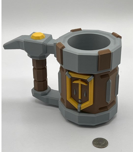 Deep Rock Galactic Mug: 3D Printed Cosplay Prop - Tunnel Rat