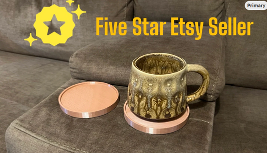 Custom 3D Printed Cup Holder Coaster Inserts: Home Theater Furniture