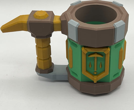 Deep Rock Galactic Mug: 3D Printed Cosplay Prop - Pot O' Gold