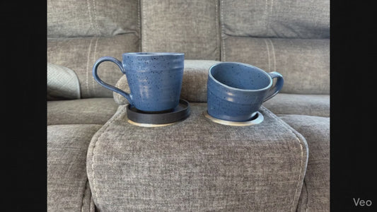 Custom 3D Printed Cup Holder Coaster Inserts: Home Theater Furniture